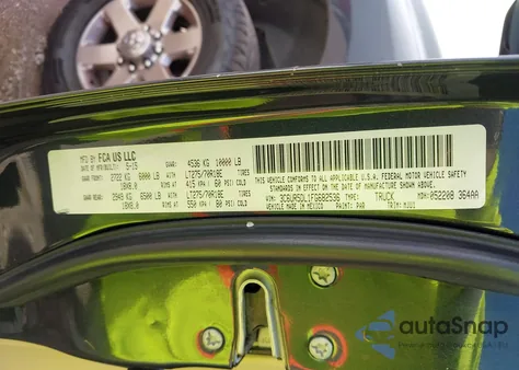 2015 Ram 2500 Lone Star из США, поврежденный, VIN 3C6UR5DL1FG682536